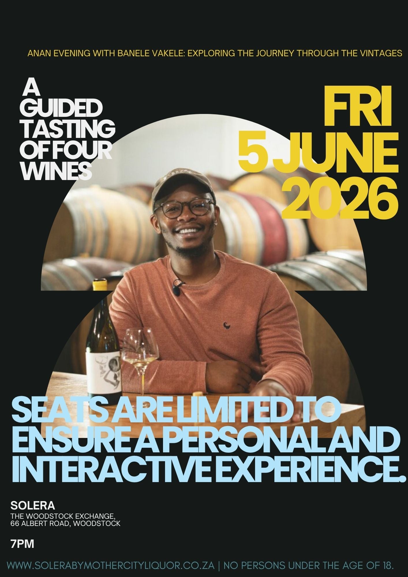 An Evening with Banele Vakele: Exploring the Journey Through the Vintages