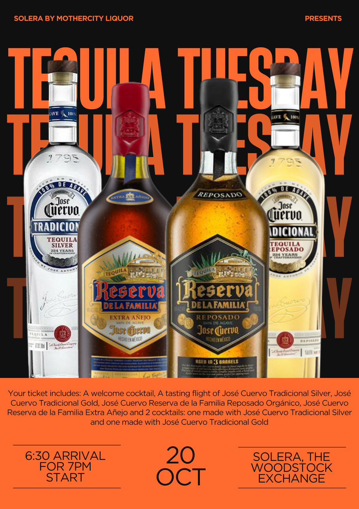 Jose Cuervo Experience 20 October
