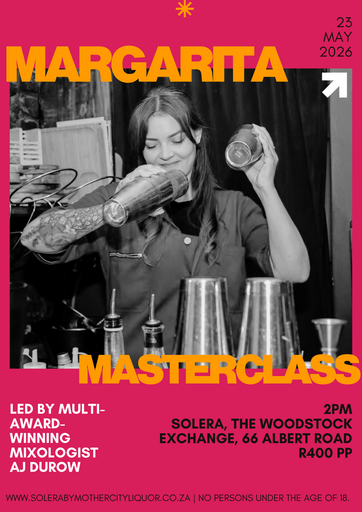 Margarita Masterclass with AJ Durow at Solera