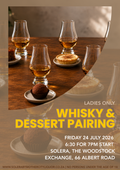 Ladies only: Whisky & Dessert - Pairing 24 July 2026