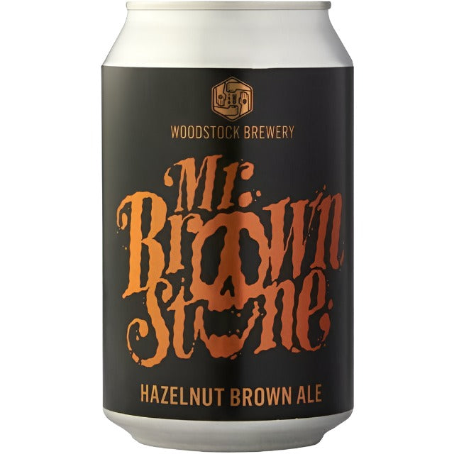 Mr Brownstone Hazelnut Brown Ale by Woodstock Brewery
